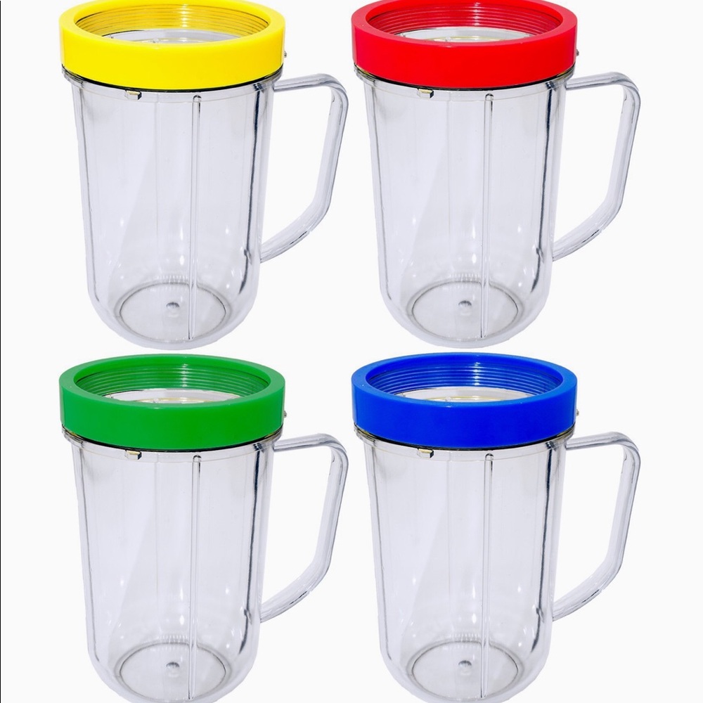 Magic Bullet 16 Ounce Mugs (4)